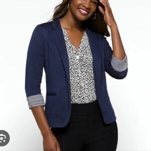 SKIES ARE BLUE Asa Knit Blazer